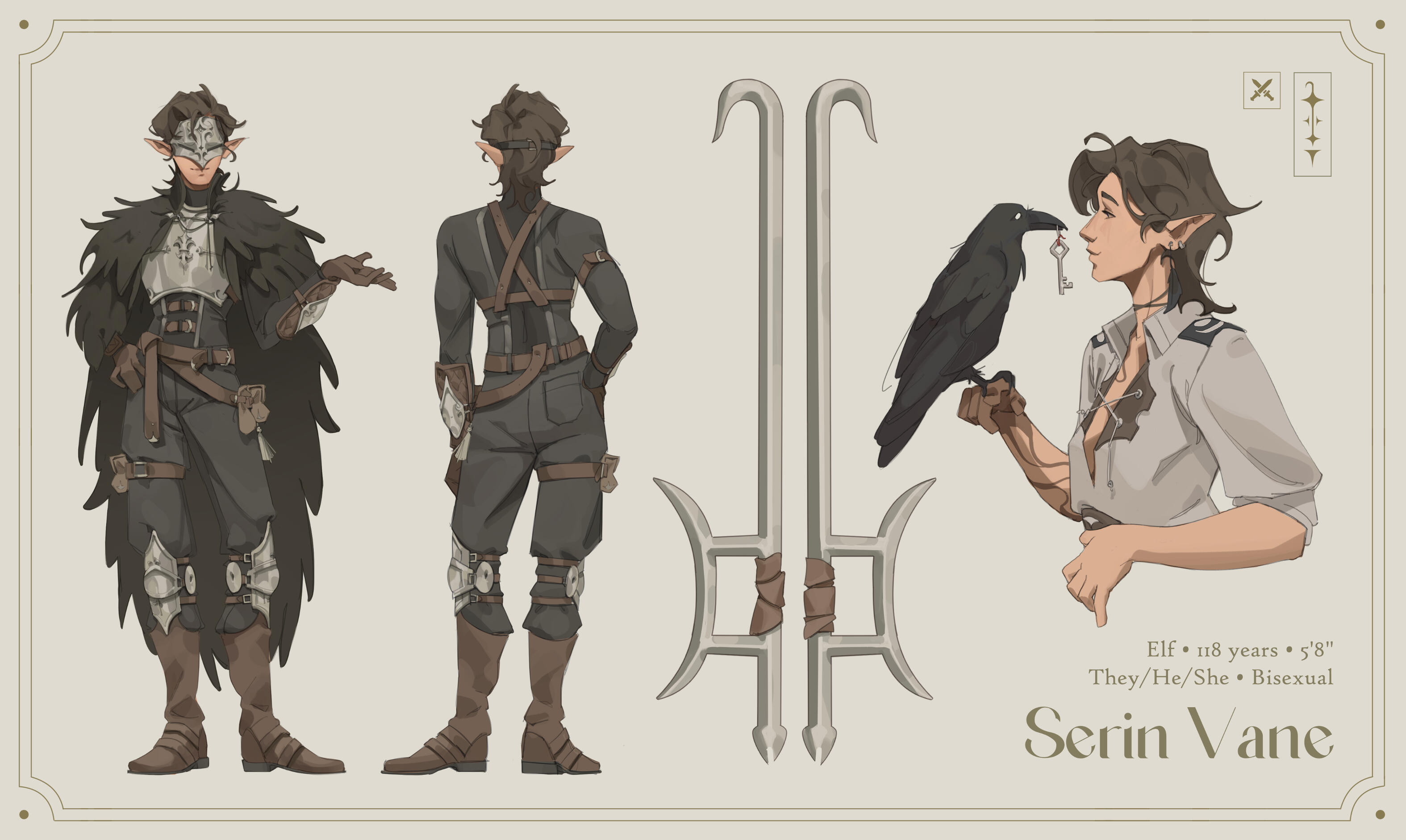 Serin Vale character sheet Serin Vale character sheet